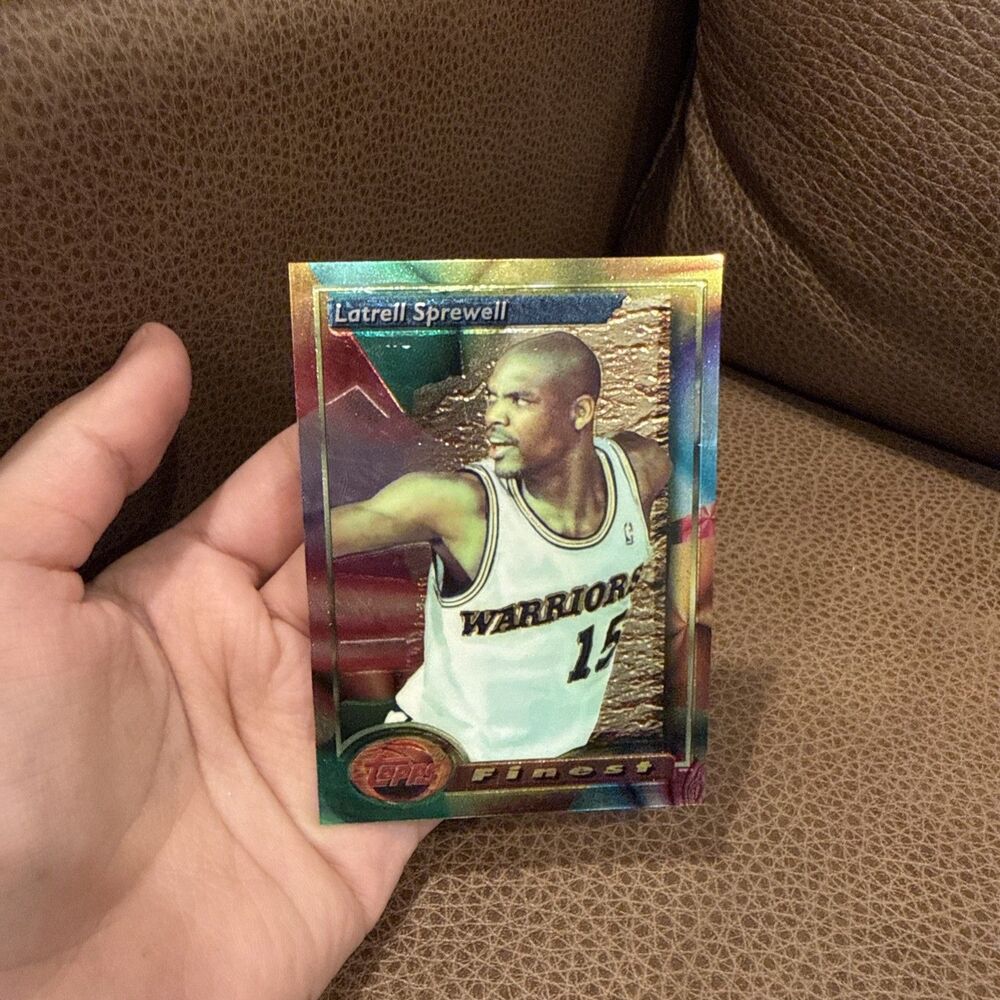 1993 Finest Refractor #30 Latrell Sprewell